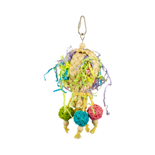A & E Cages Happy Beaks Balloon Burst Bird Toy