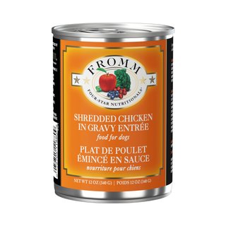 Fromm 4 Star Shredded Chicken In Gravy Wet Dog Food