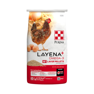 Purina Layena+ Omega-3 Chicken Feed