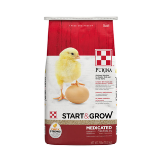 Purina Start & Grow Medicated Chick Feed
