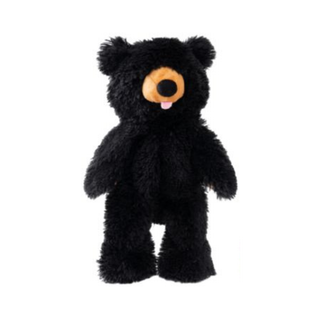 Tall Tails Dog Toy Plush Stuffless Black Bear