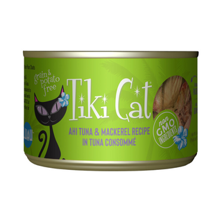Tiki Luau Ahi Tuna & Mackerel Cat Canned