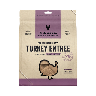 Vital Essentials Freeze Dried Turkey Cat Food