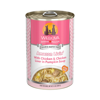 Weruva Amazon Chicken & Chicken Liver In Pumpkin Soup Wet Dog Food