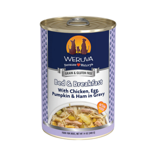 Weruva Bed & Breakfast Chicken, Egg, Pumpkin & Ham Wet Dog Food