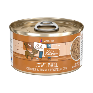 Weruva Cats In The Kitchen Fowl Ball Chicken & Turkey Wet Cat Food