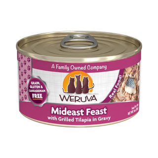Weruva Classic Cat Mideast Feast Grilled Tilapia in Gravy Wet Cat Food