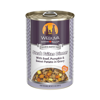 Weruva Steak Frites Dinner Beef, Pumpkin & Sweet Potato Wet Dog Food