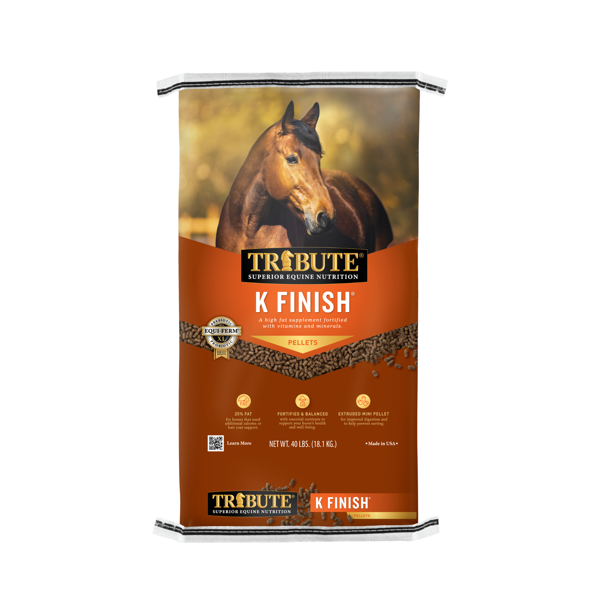 Tribute K Finish High-Fat Horse Supplement