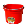 8 Quart Flat Back Plastic Bucket