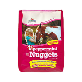 Manna Pro Peppermint Bite-Size Nuggets Horse Treats