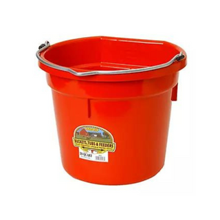 20 Quart Flat Back Plastic Bucket