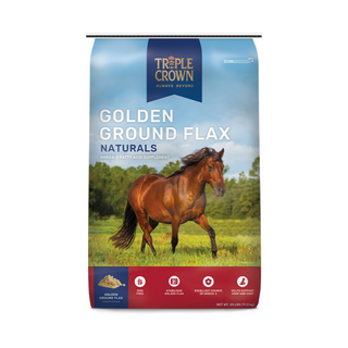Triple Crown Naturals Golden Ground Flax Grains - Pittsboro Feed