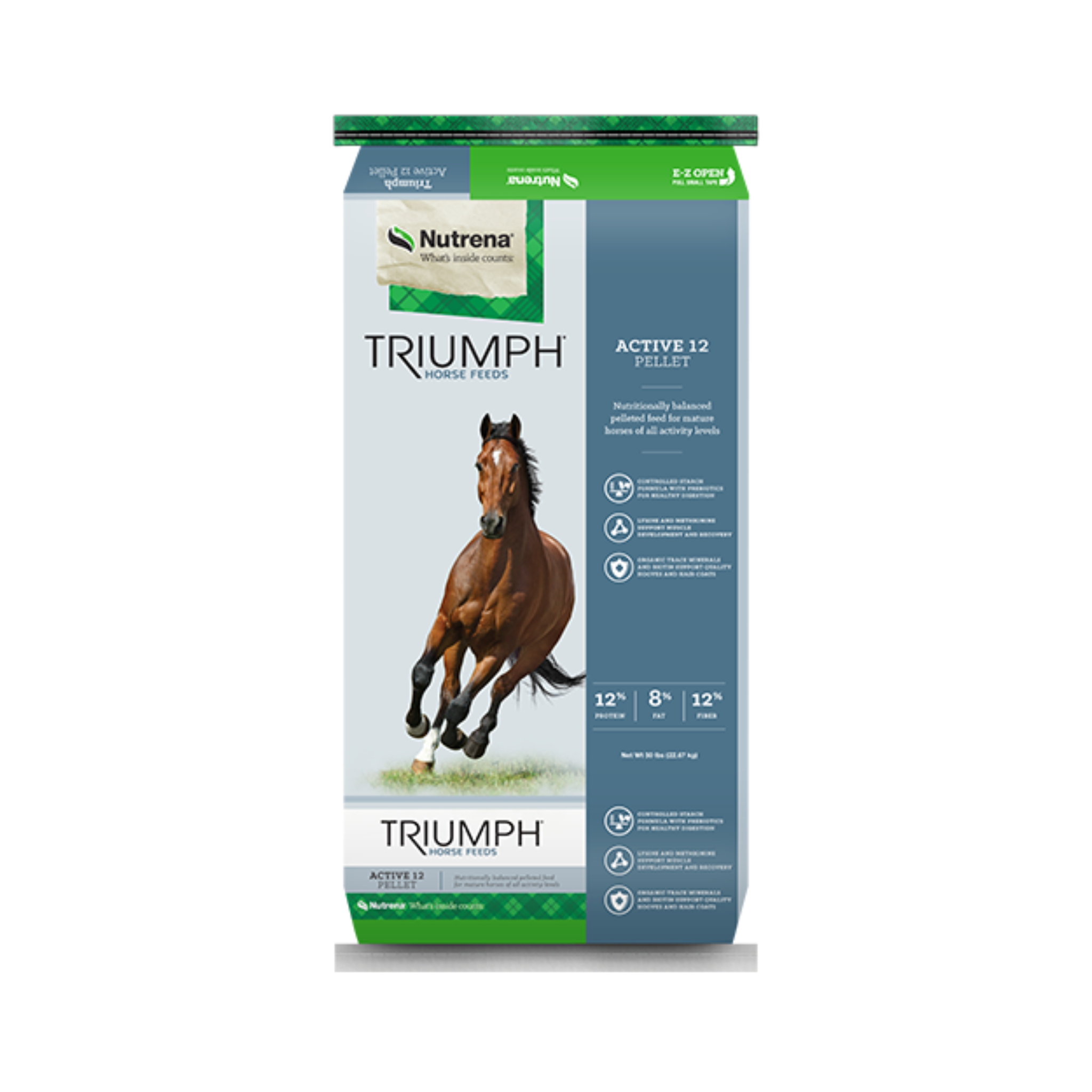 Nutrena Triumph Active 12 Pelleted Horse Feed Pittsboro Feed