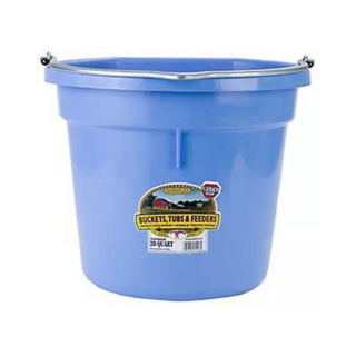 20 Quart Flat Back Plastic Bucket