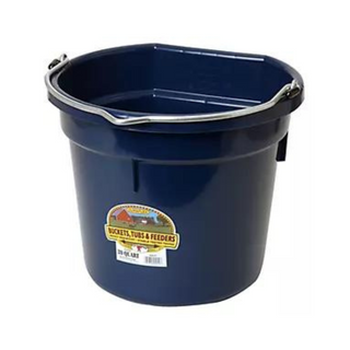 20 Quart Flat Back Plastic Bucket - Pittsboro Feed