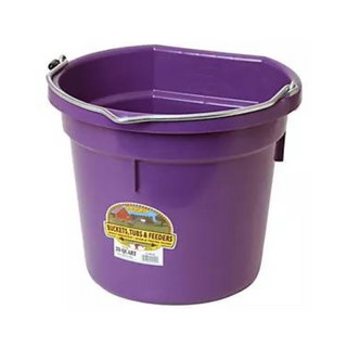 20 Quart Flat Back Plastic Bucket