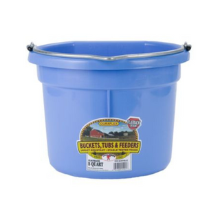 8 Quart Flat Back Plastic Bucket - Pittsboro Feed
