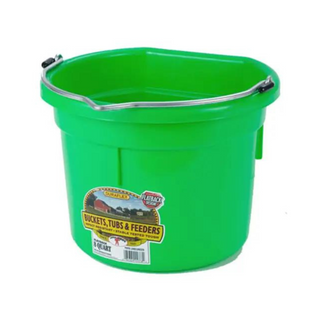 8 Quart Flat Back Plastic Bucket - Pittsboro Feed