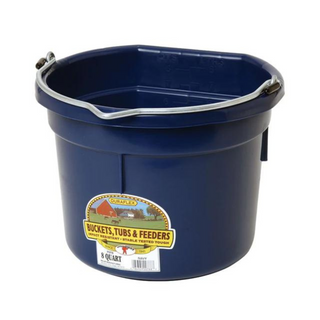8 Quart Flat Back Plastic Bucket - Pittsboro Feed