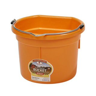 8 Quart Flat Back Plastic Bucket - Pittsboro Feed
