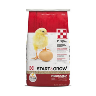 Purina Start & Grow Medicated Chick Feed