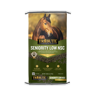 Tribute Seniority Low NSC Pelleted Horse Feed - Pittsboro Feed