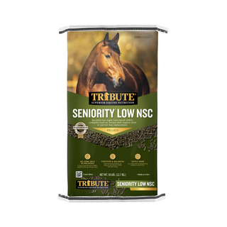 Tribute Seniority Low NSC Pelleted Horse Feed