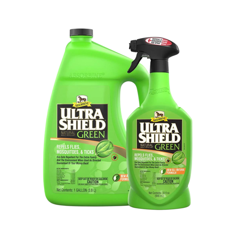 Absorbine UltraShield Green Natural Fly Repellent Spray