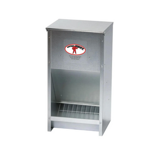 25 Pound High Capacity Poultry Metal Feeder - Pittsboro Feed