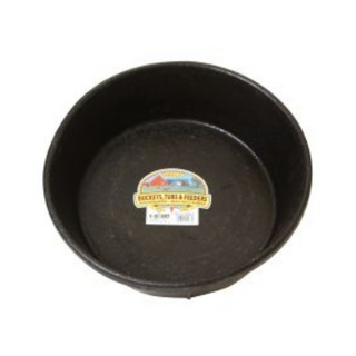 8 Quart Rubber Feed Pan - Pittsboro Feed