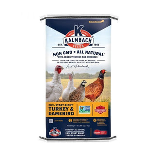 Kalmbach Feeds 28% Non-GMO Start Right Turkey & Gamebird Feed